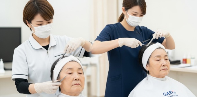 美容師・美容室のイメージ_介護美容資格